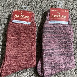 NWT Set of 2 juncture crew socks
